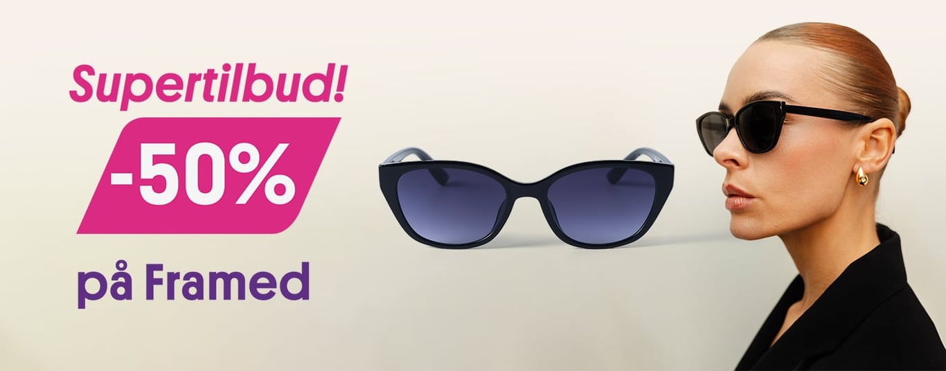 Supertilbud! -50% på Framed 