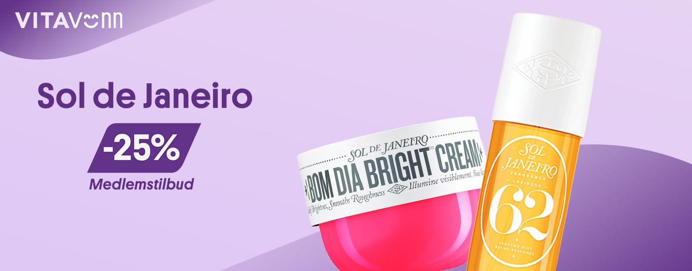 VITA VENN: Sol de Janeiro -25% Medlemstilbud