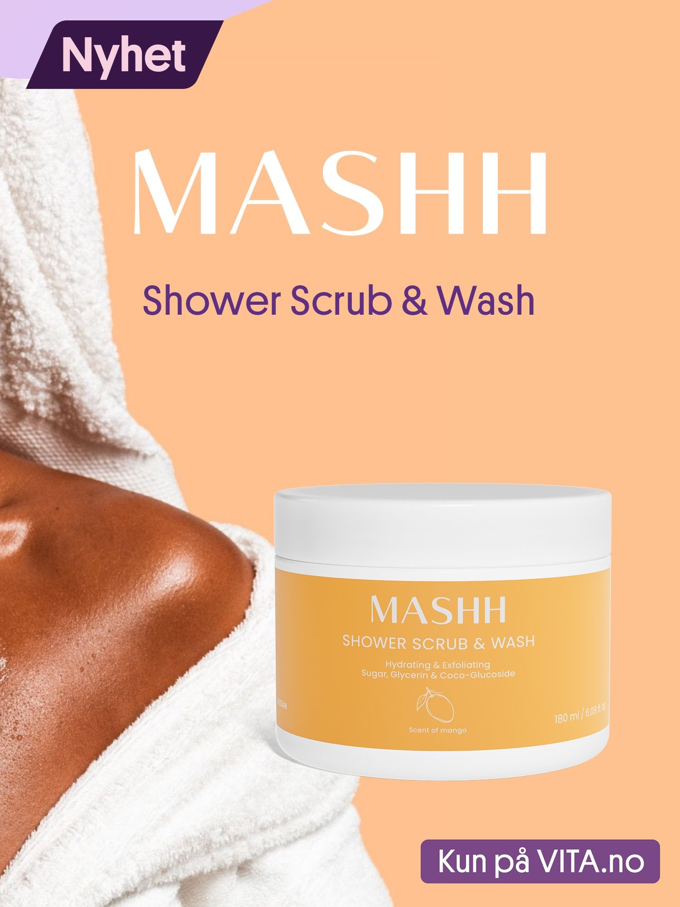 MASHH Shower scrub & wash