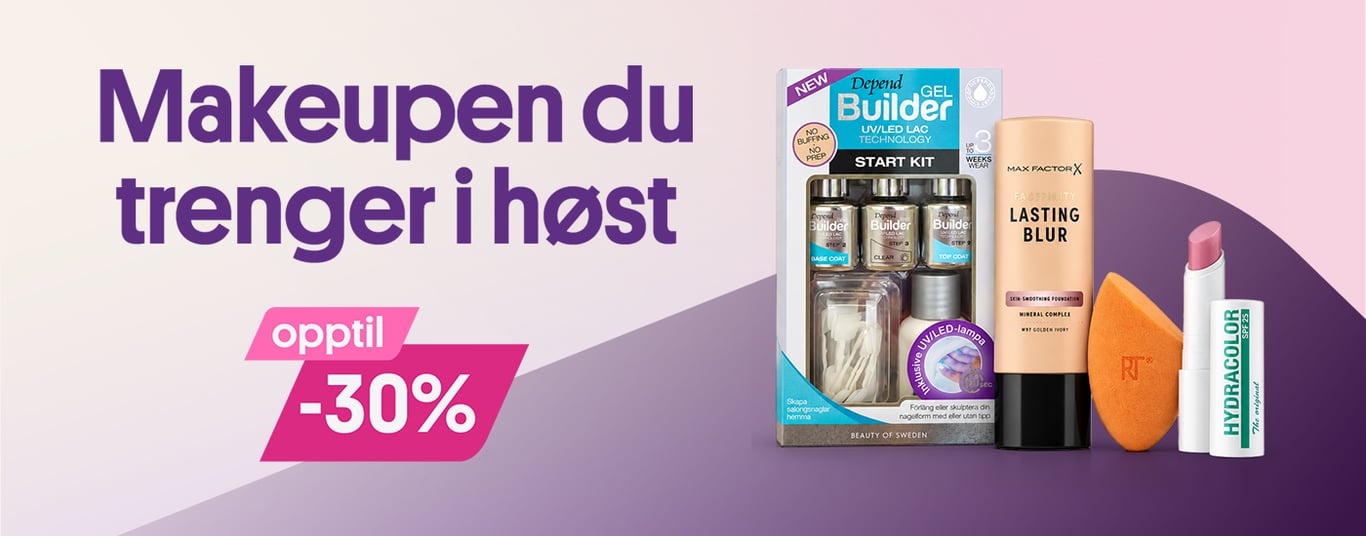 Makeupen du trenger i høst opptil -30%