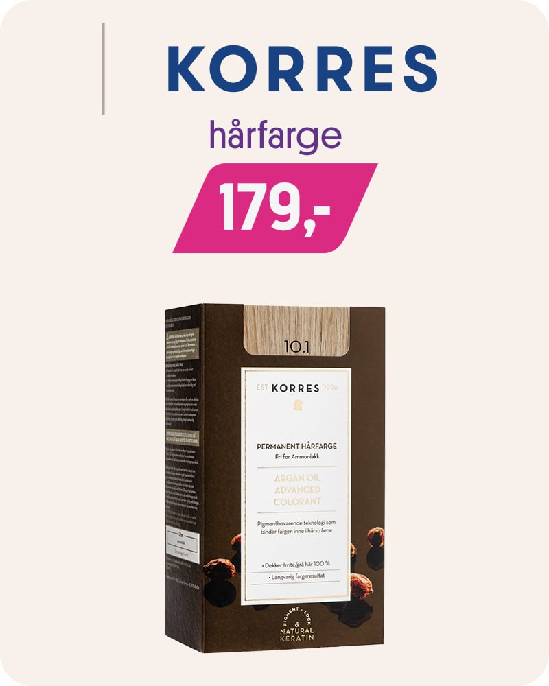 Korres hårfarge 179,- 