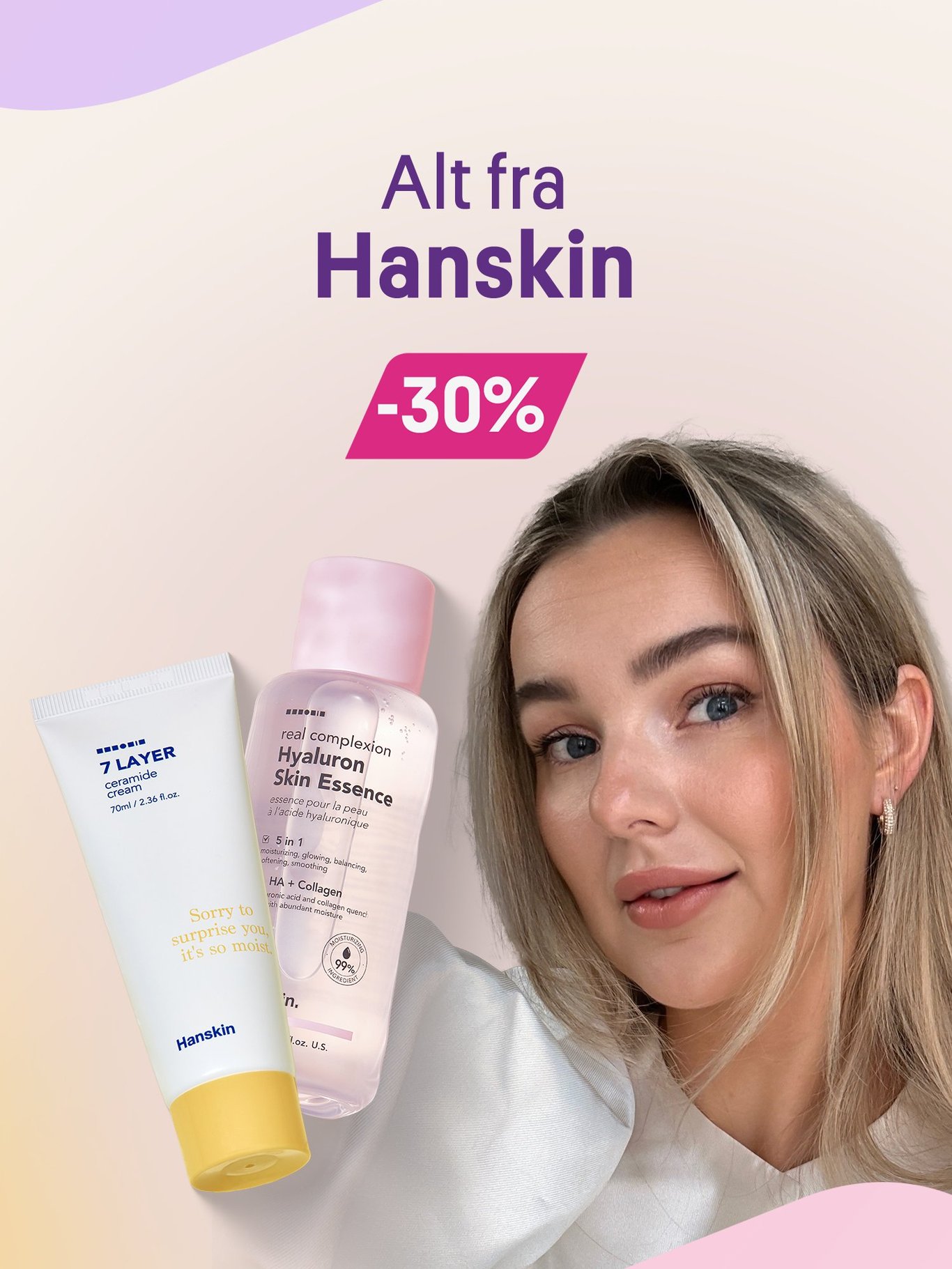 30% på alt fra Hanskin