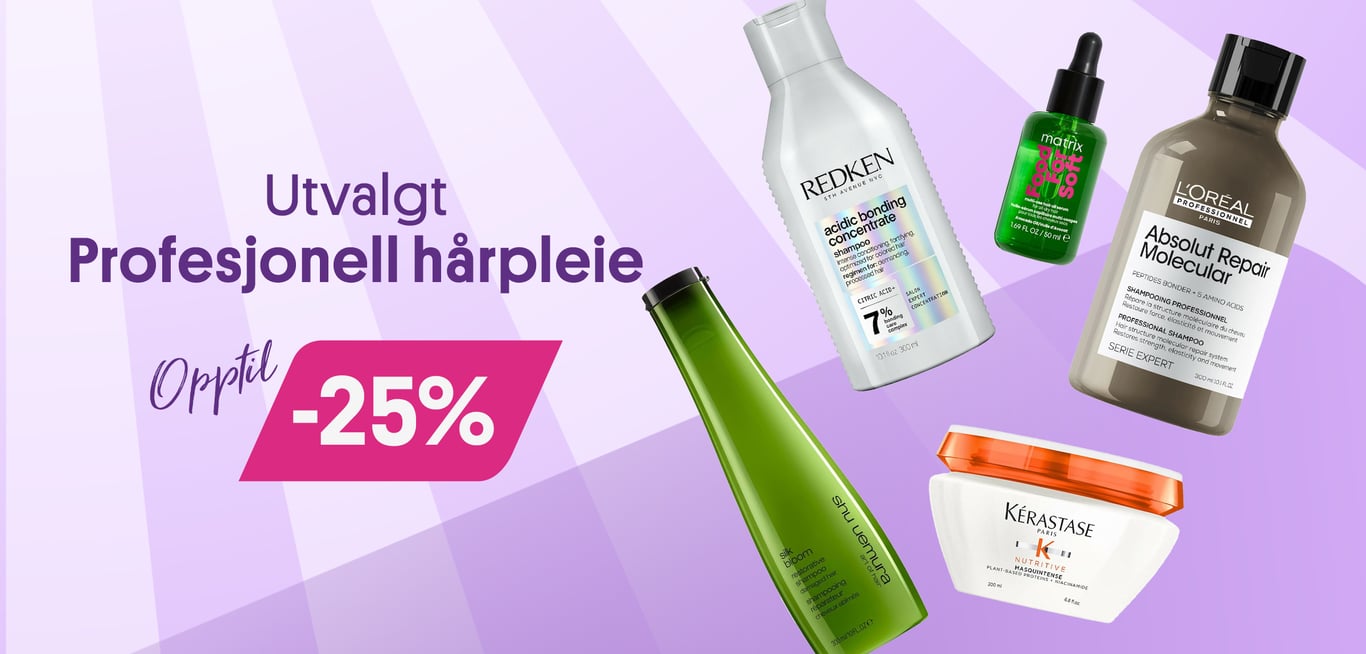 25% på en mengde frisørmerker 