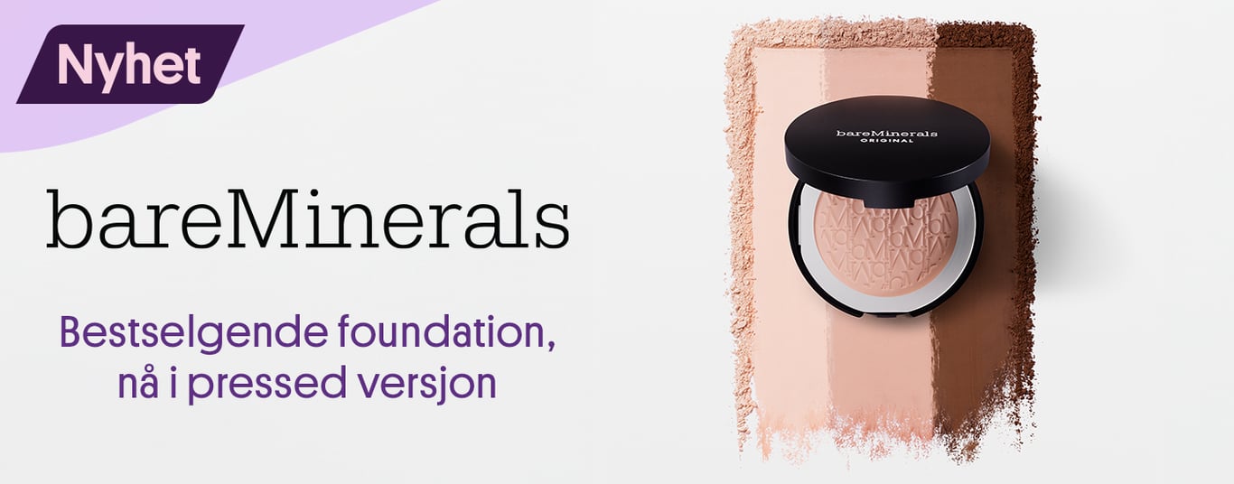 NYHET! BareMinerals Pressed powder. Bestselgende foundation nå i pressed versjon! 