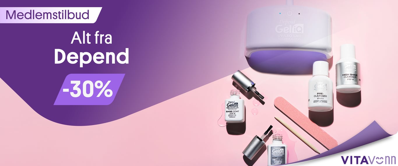 Medlemstilbud alt fra Depend -30%