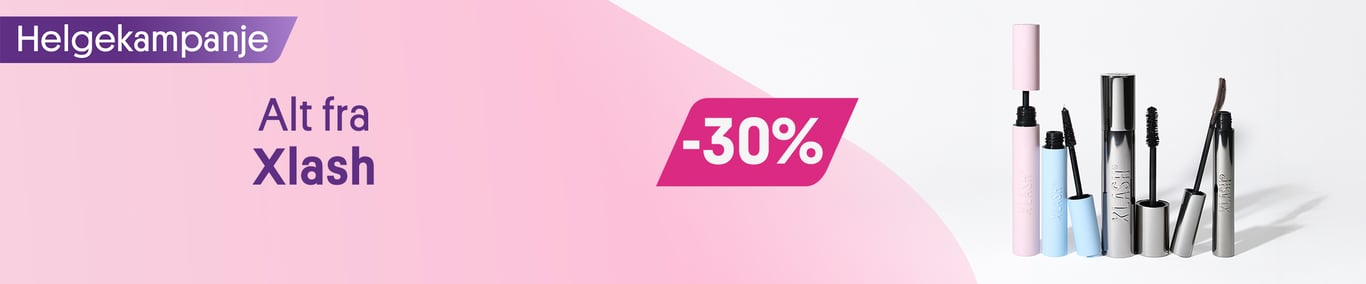 Helgekampanje Alt fra XLASH -30%