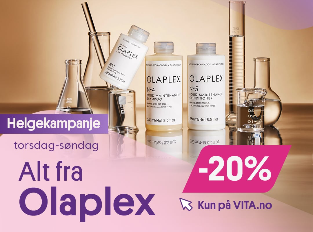 Helgekampanje! Alt fra Olaplex -20%, Kun på VITA.no