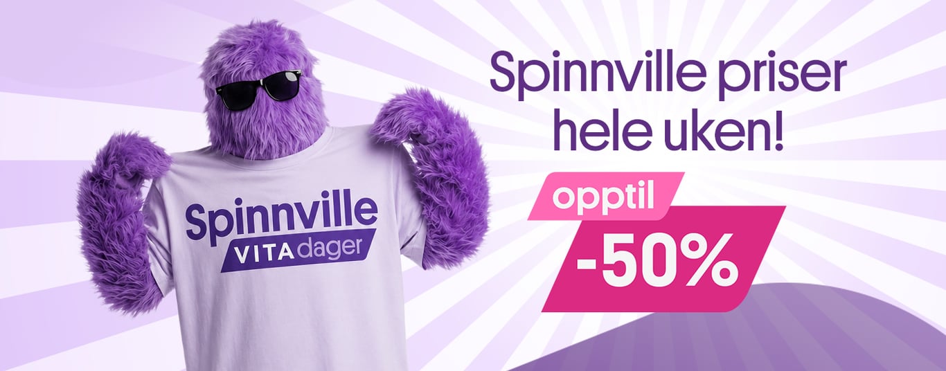 Spinnville priser hele uken - opptil -50%