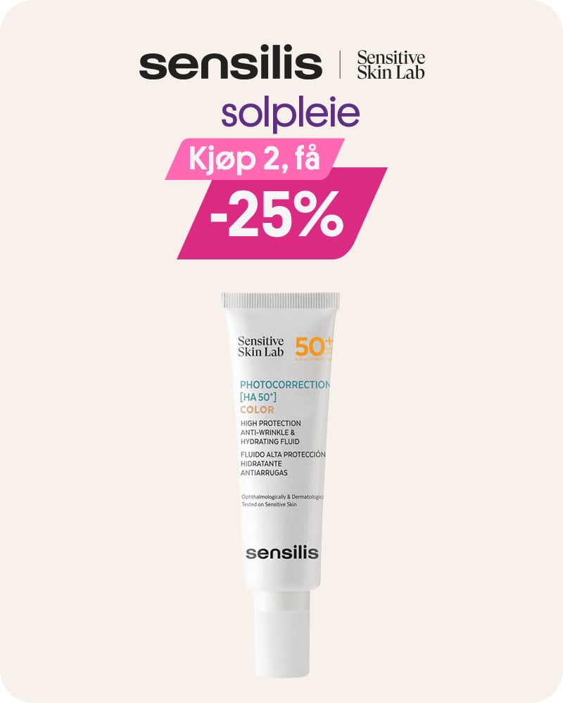 Sensilis solpleie: Kjøp 2, få -25%