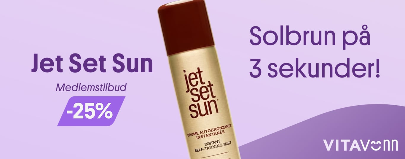 Medlemstilbud! 25% på Jet Set sun