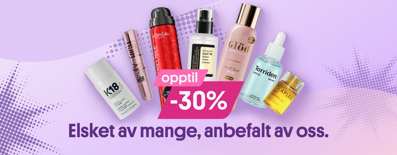 Elsket av mange, anbefalt av oss opptil -30%