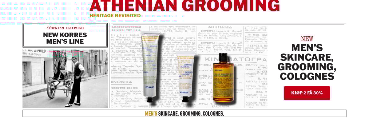 Korres Athenian Grooming, kjøp 2 få -30%