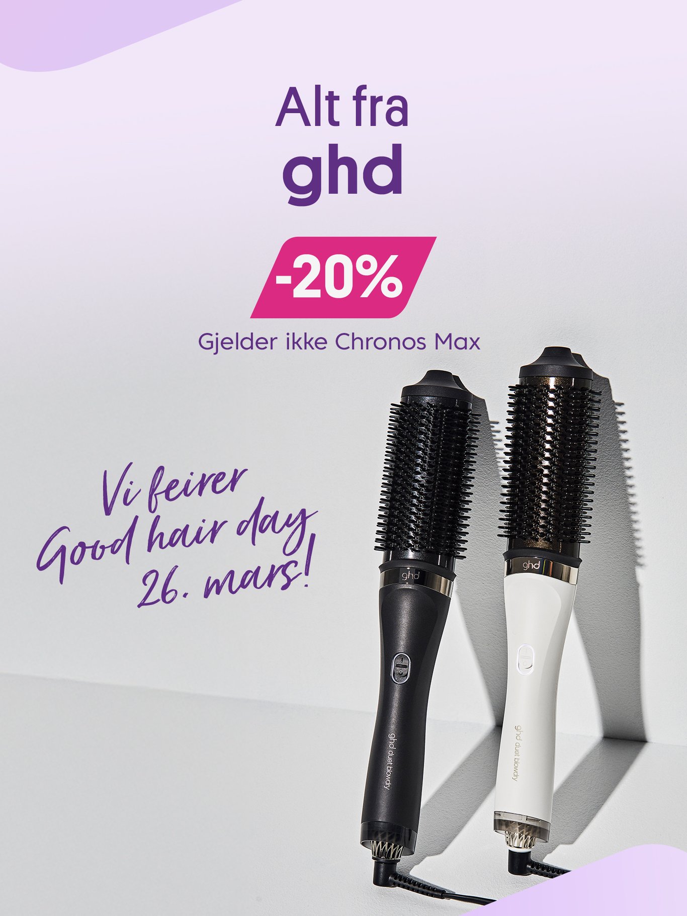 Alt fra ghd -20%