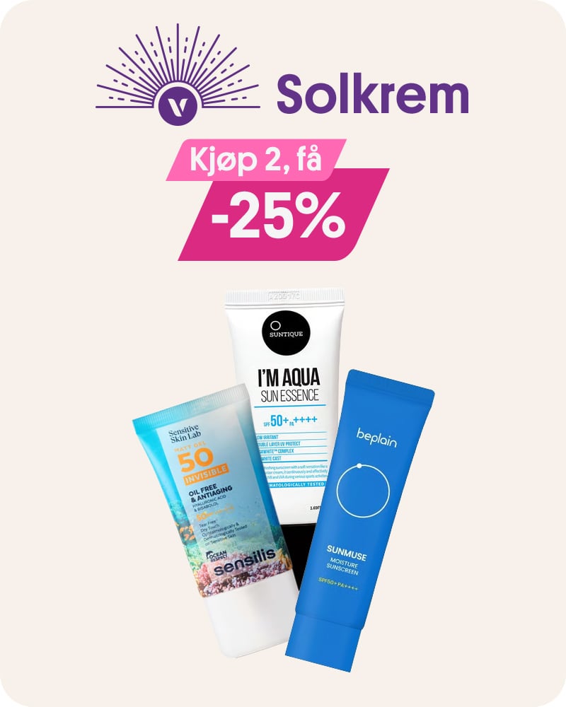Solkrem: kjøp 2, få -25%