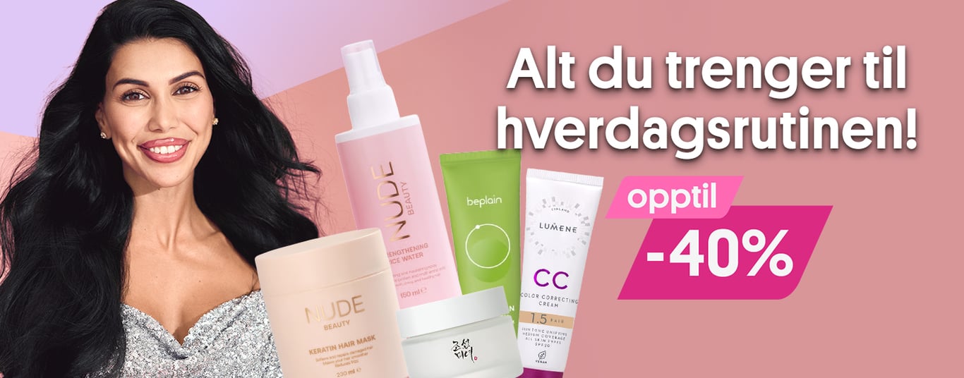 Alt du trenger til hverdagsrutinen - opptil 40%