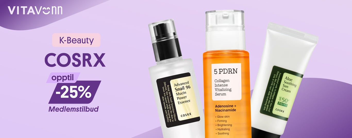 VITA VENN: K-beauty COSRX opptil -25% medlemstilbud