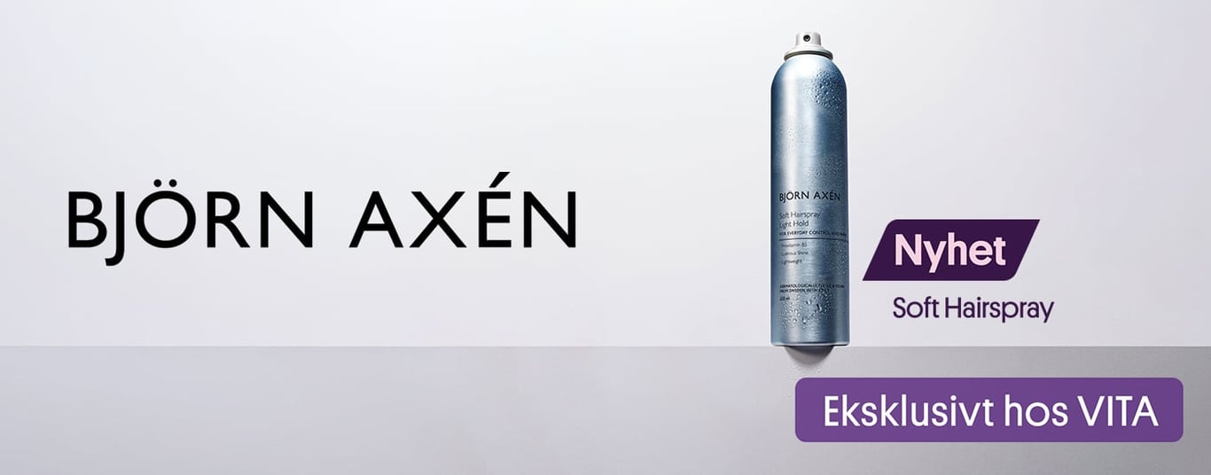 Björn Axén nyhet soft hairspray eksklusivt hos VITA 