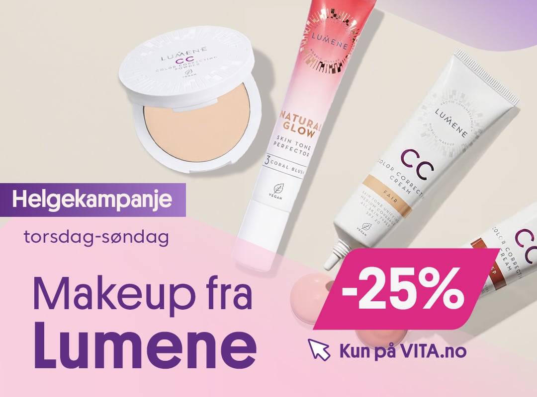 Helgekampanje! All makeup fra Lumene -25%, Kun på VITA.no