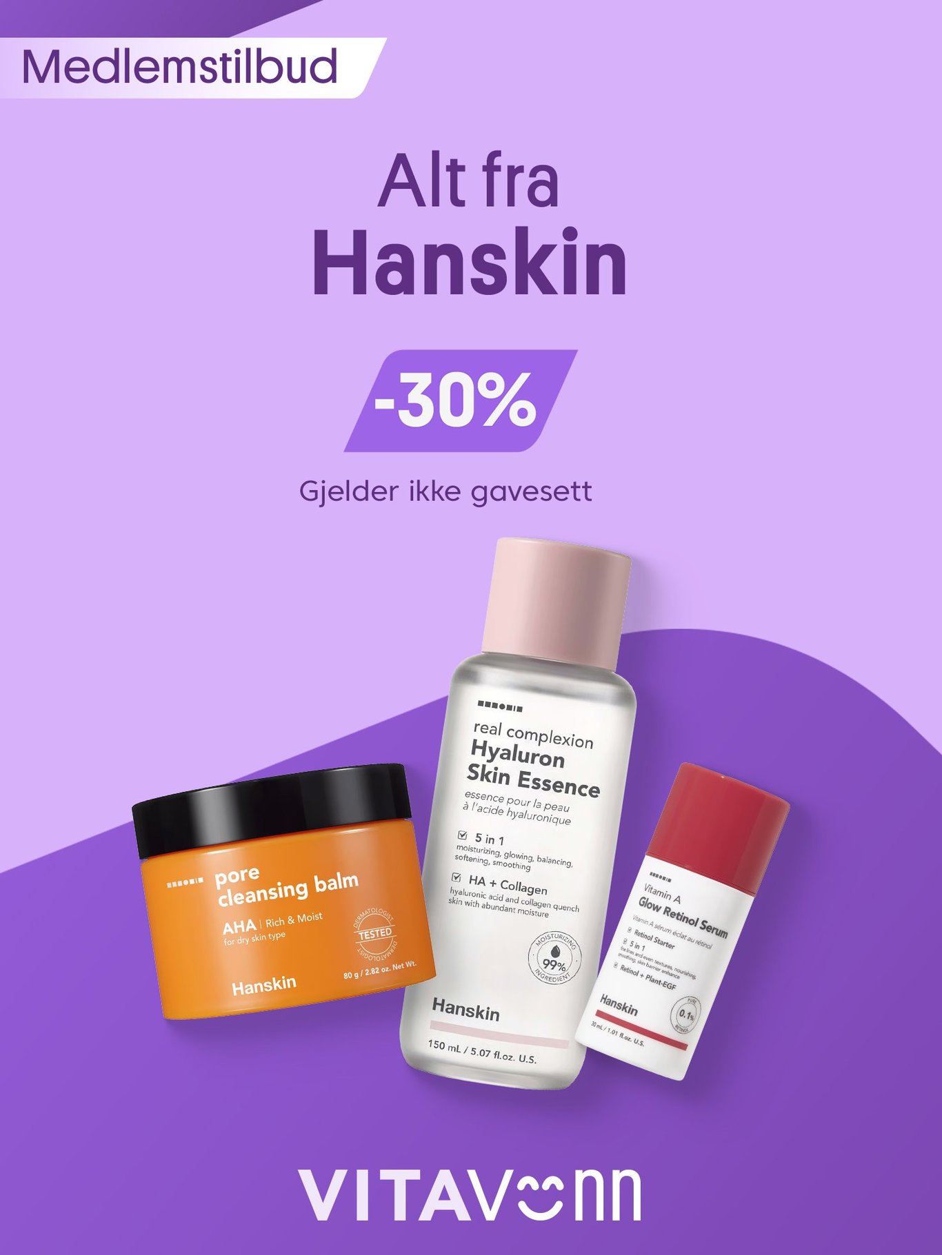 Alt fra Hanskin -30%