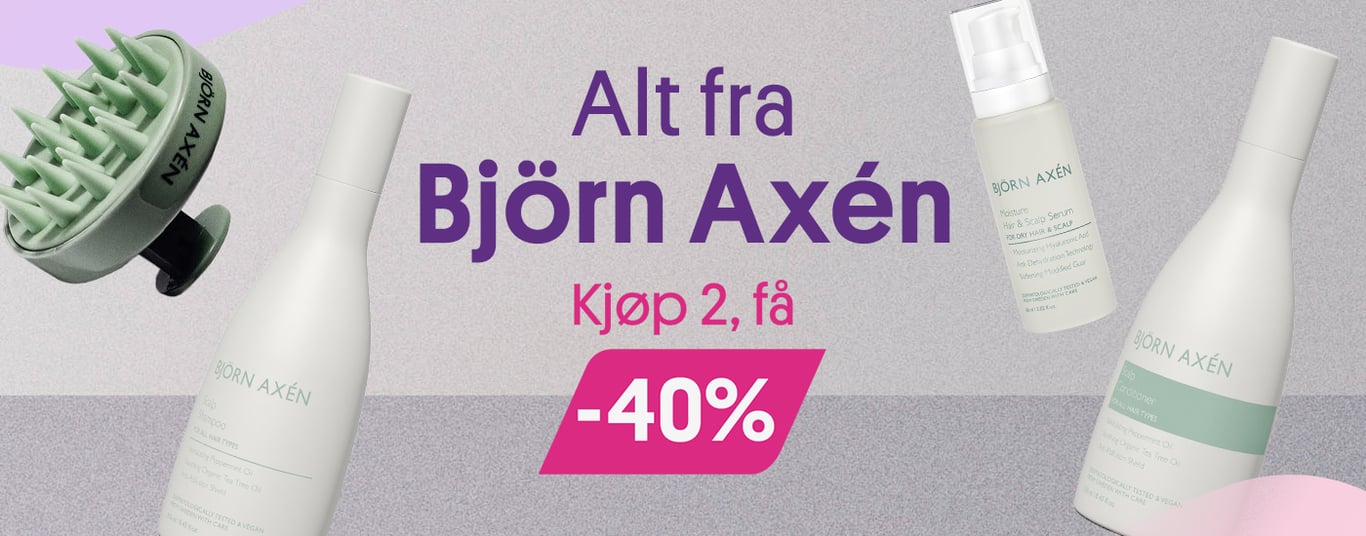 Kjøp 2- få 40% på alt fra Björn Axen