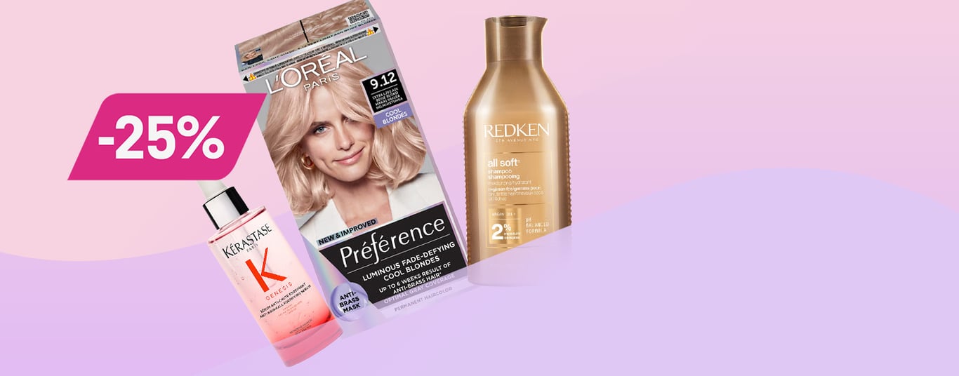 Alt du trenger for gode hårdager. Sikre deg merker som K18, Redken, Kérastase, Olaplex og L'Oreal Hårfarge.