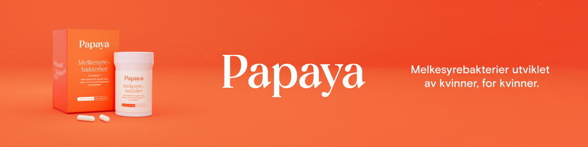 Papaya, melkesyrebakterier utviklet av kvinner, for kvinner