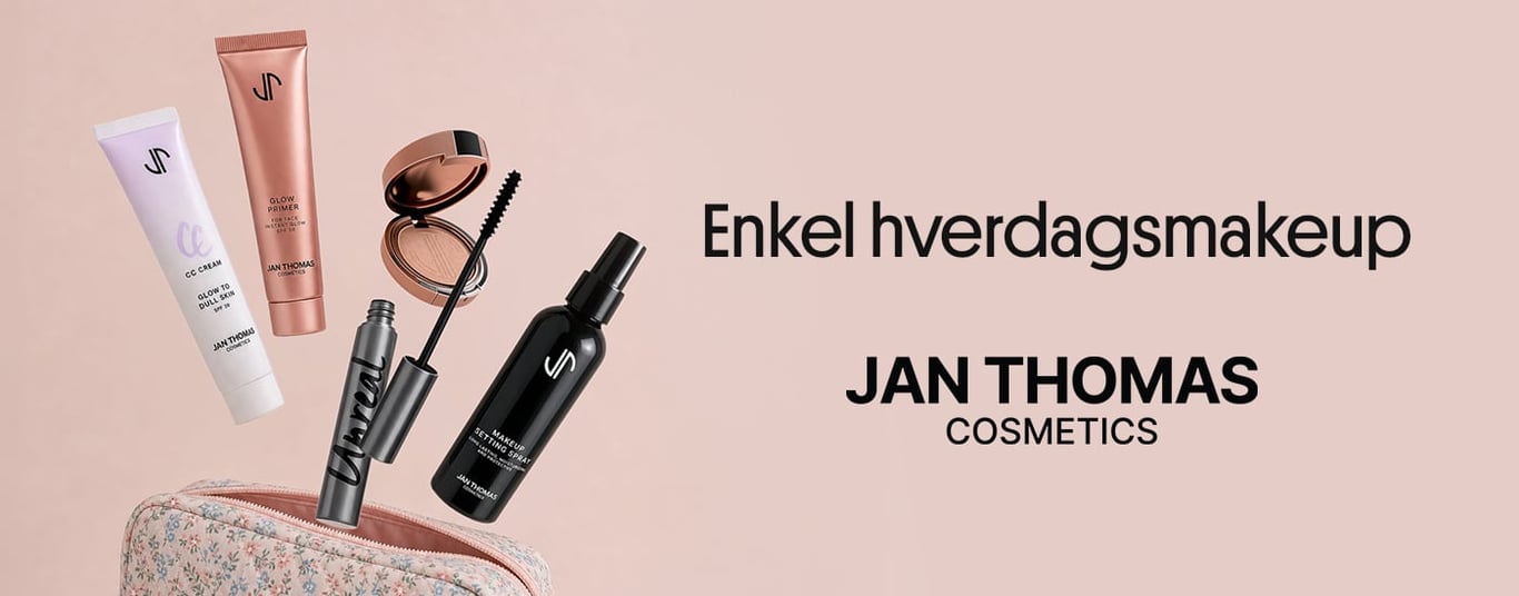 Enkel hverdagsmakeup Jan Thomas Cosmetics