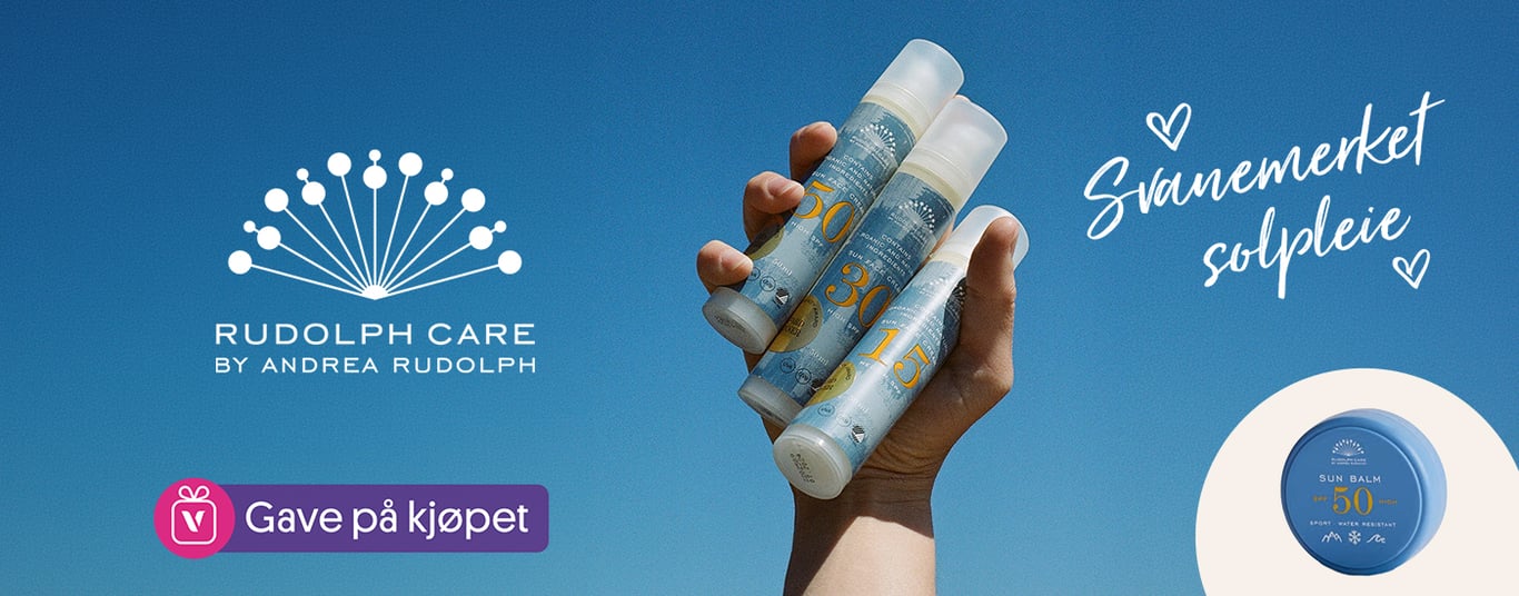 Rudolph care by Andrea Rudolph Svanemerket solpleie gave på kjøpet