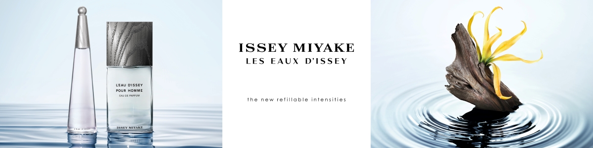 Issey Miyake les eaux d'issey, the new refillable intensities