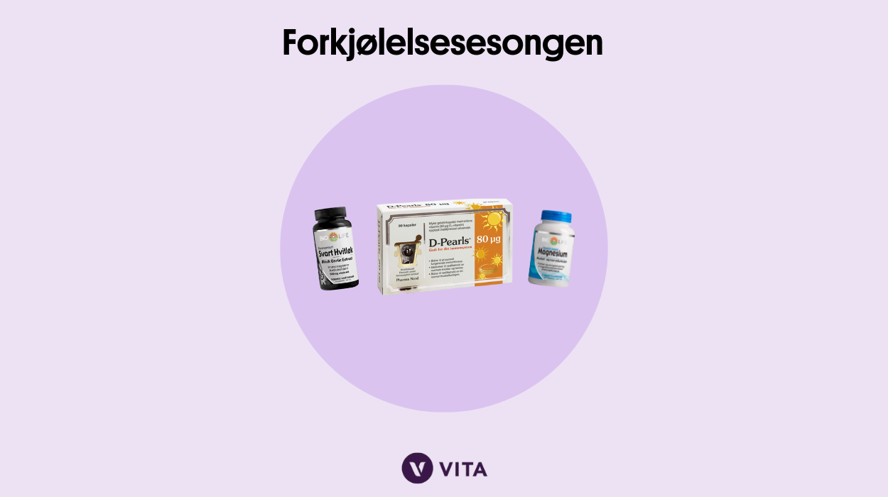 Styrk kroppen i forkjølelsessesongen med produkter fra VITA
