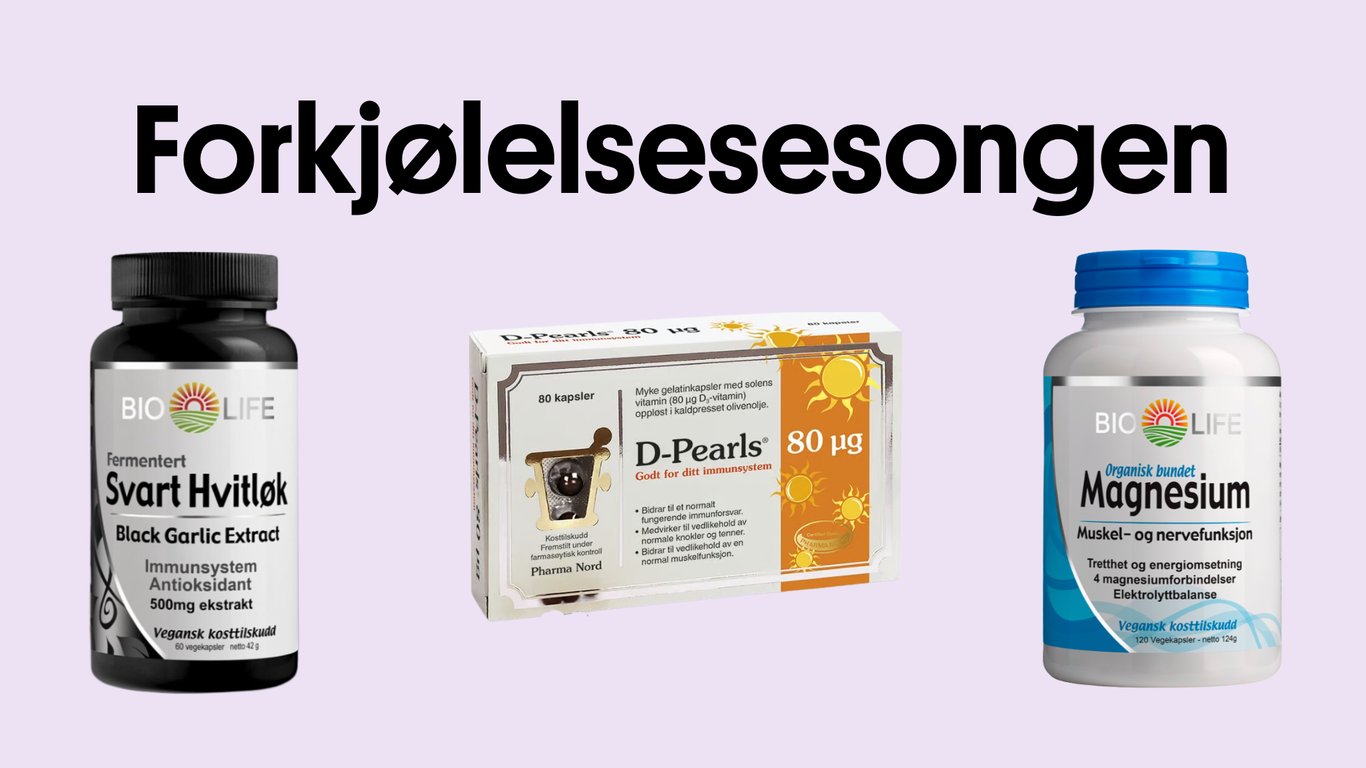 Styrk kroppen i forkjølelsessesongen med produkter fra VITA