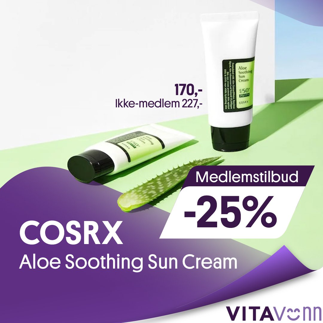 Solkrem fra COSRX -25% for deg som er VITa Venn