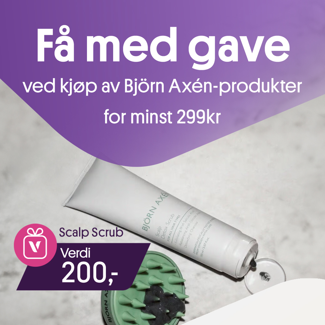 GWP: Få med gave ved kjøp av Björn Axen produkter for minst 299,- (Scalp Brush til verdi av 299)
