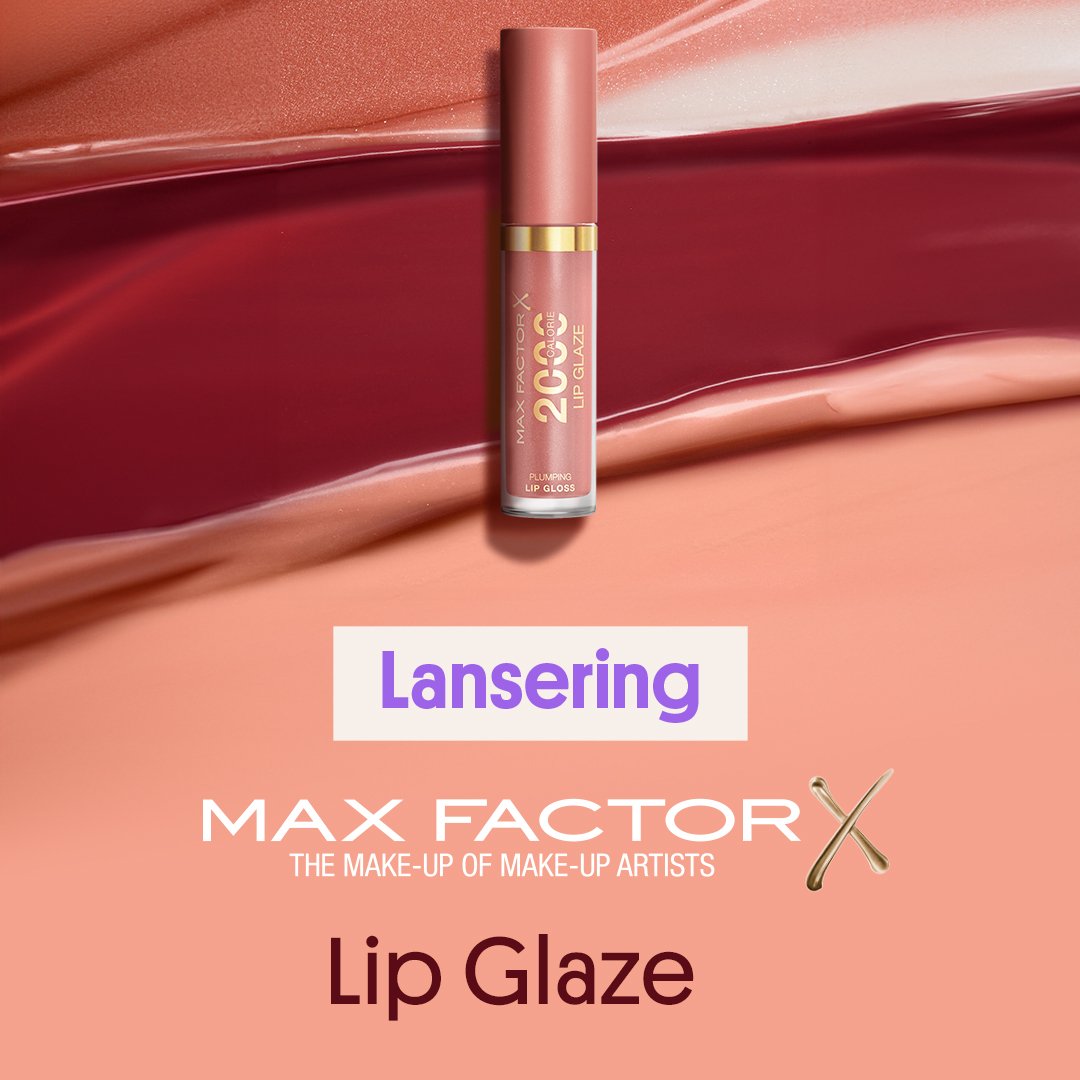 Lansering - Max Factor Lip Glaze