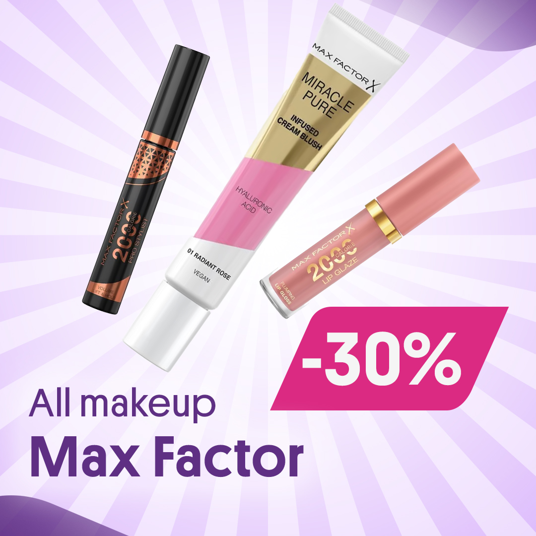 All makeup fra MAx Factor -30%