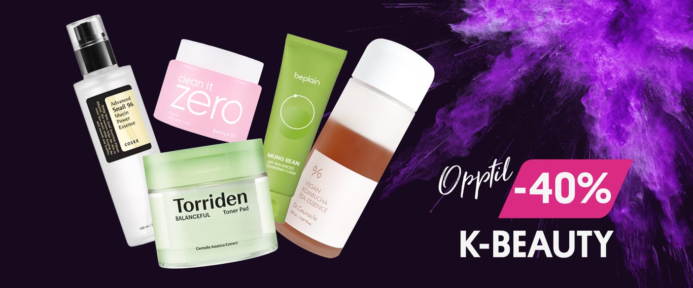 K-beauty opptil 40%