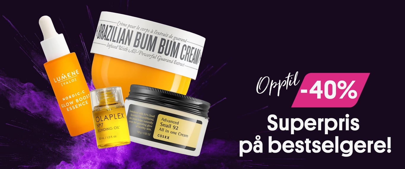 Superpriser på bestselgere! Opptil 40% på utvalgte produkter