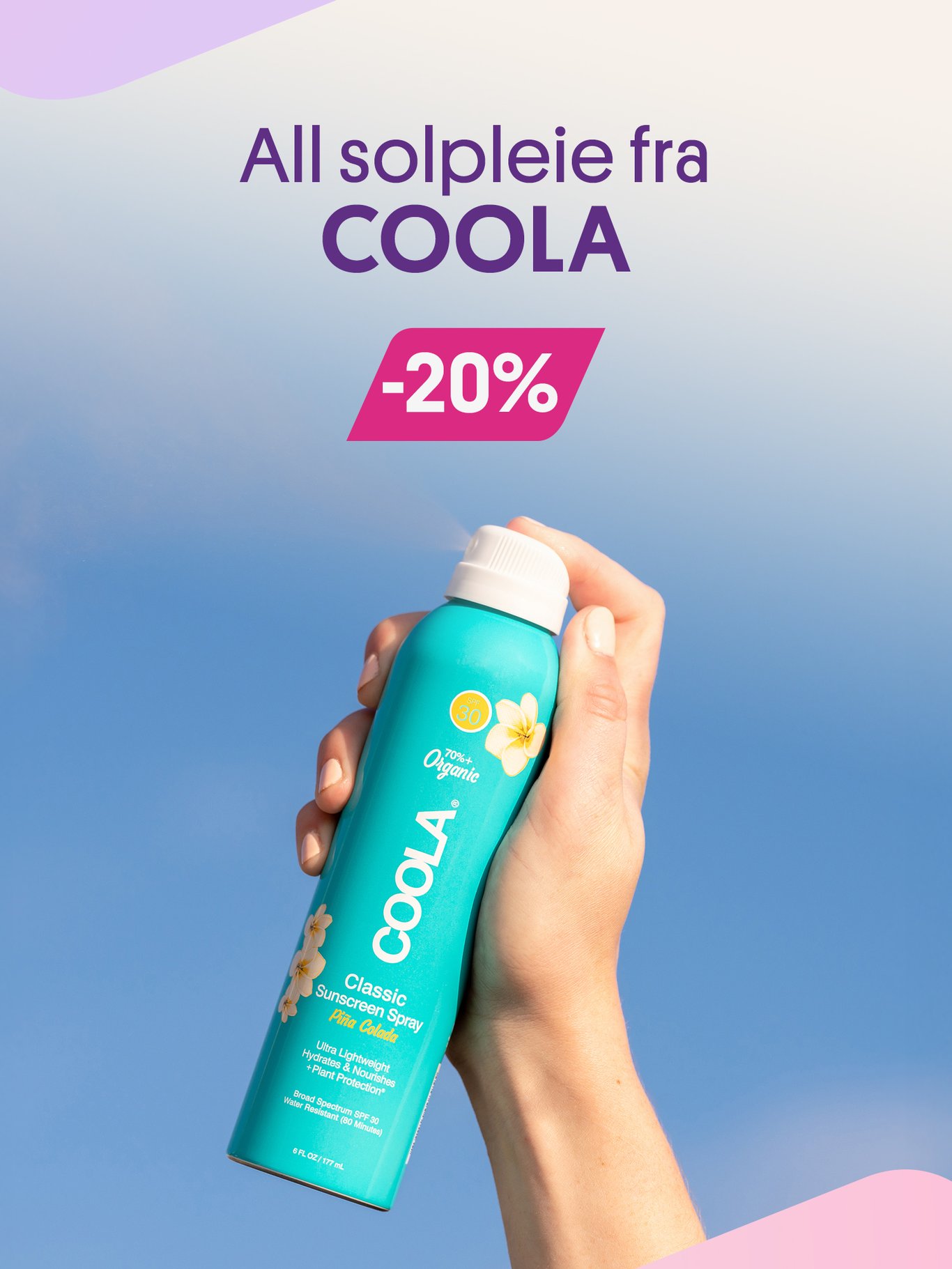 -25% på solkrem fra COola
