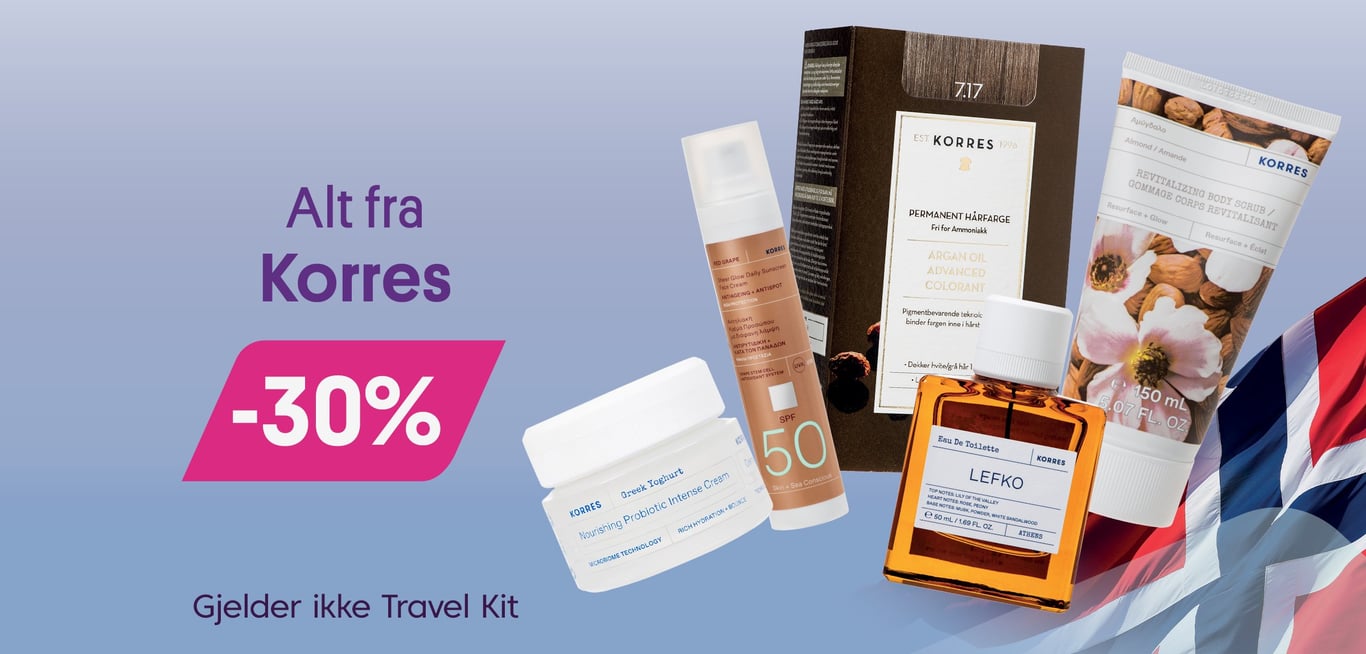Alt fra Korres -30%