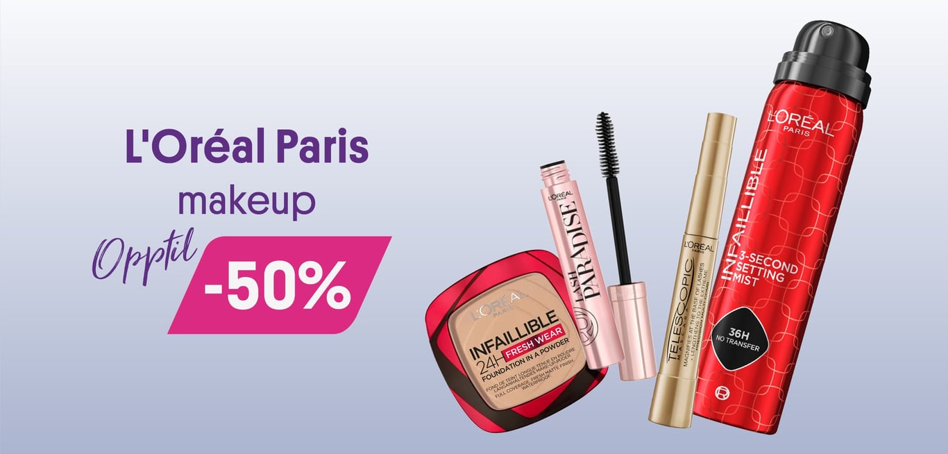 L'Oreal Paris Opptil -50%