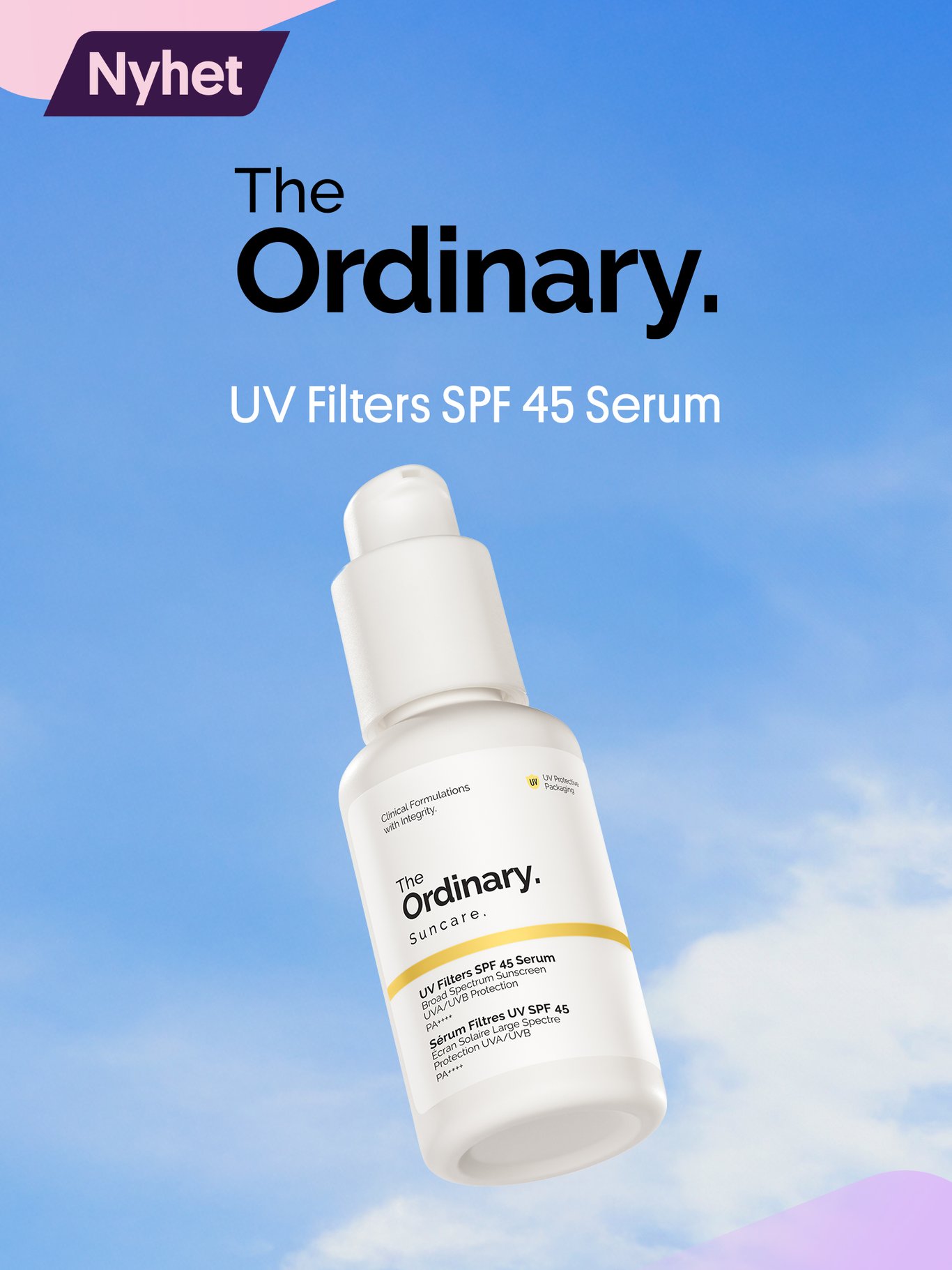 The Ordinary - UV filters SPF 45 Serum (Nyhet) 