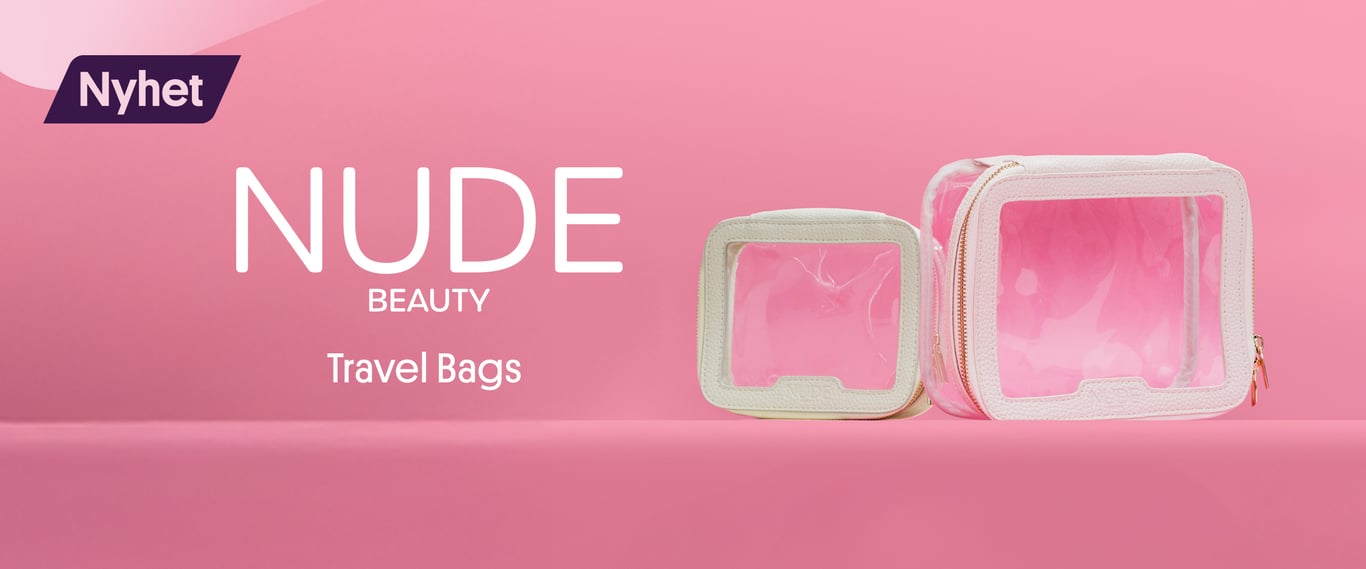 Nude Beauty Travels bags! To størrelser.