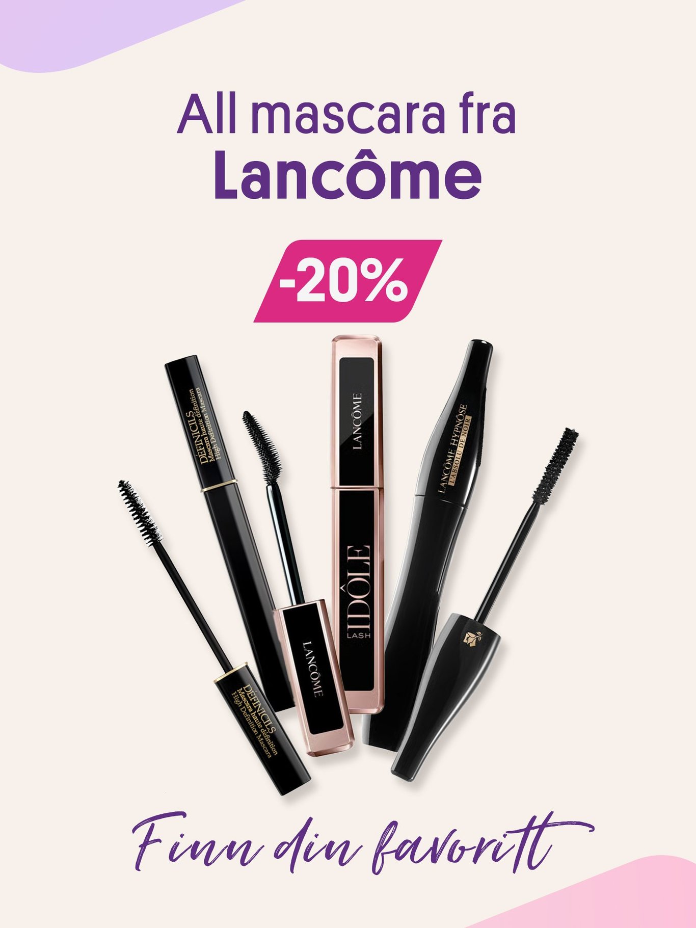 All mascara fra Lancome -20%