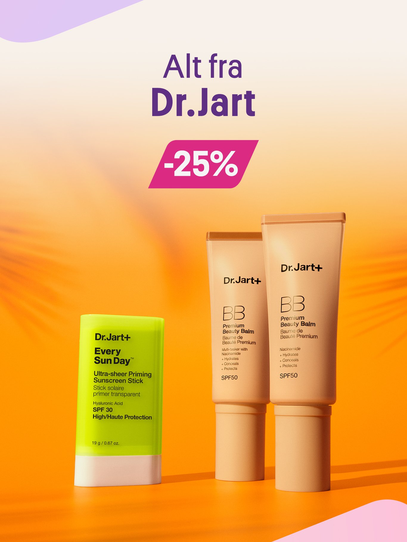 Alt fra Dr. Jart -25% - Bilde av sostick og BB-cream 