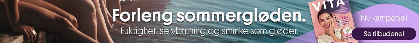 Forleng sommergløden - Fuktighet, selvbruning og sminke som gløder. 