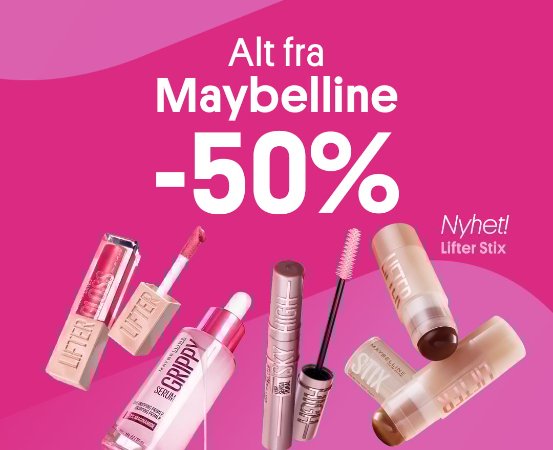 Alt fra Maybelline -50%