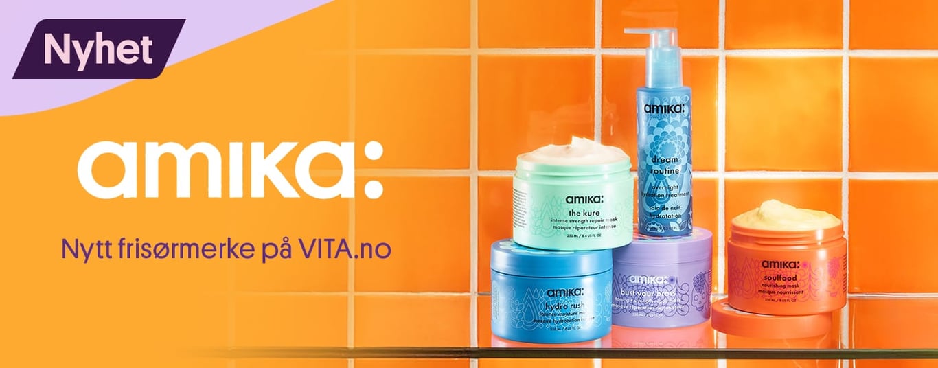 NYHET I VITA: Amika - Frisørhårpleie!
