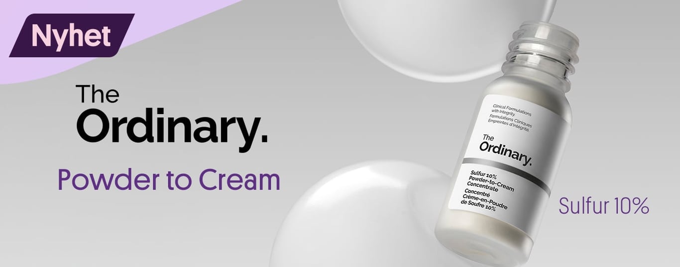 Nyhet: The Ordinary Sulfur 10% Powder-to-Cream Concentrate 