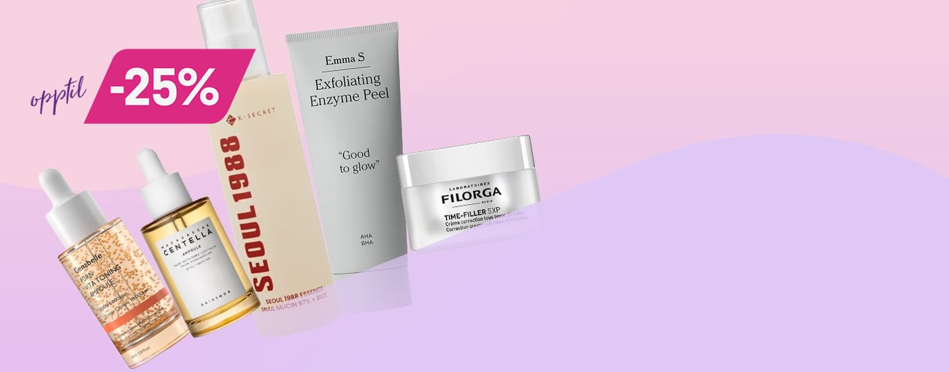 Opptil -25% Hudpleie som gir vårglød