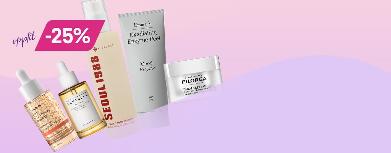 Opptil -25% Hudpleie som gir vårglød